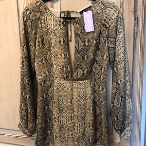 Snake Skin Romper